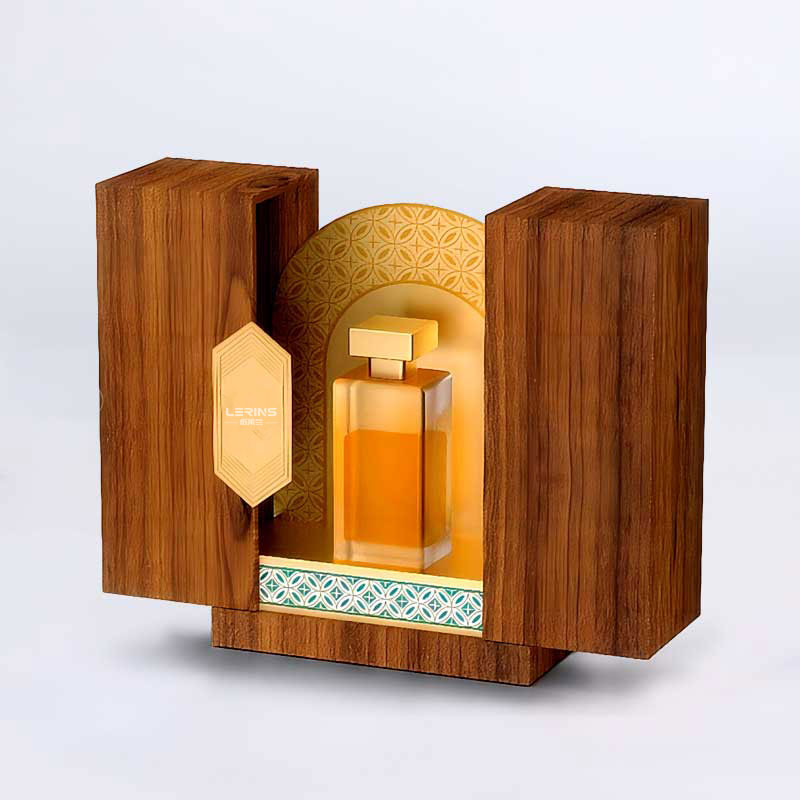 Imitatie hout graan retro parfum doos