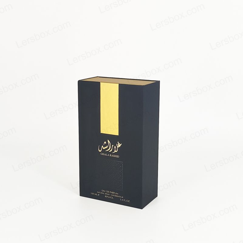 Goudenfolie Parfumverpakking met star deksel en Eva Foam Tray voor geurweergave HP011