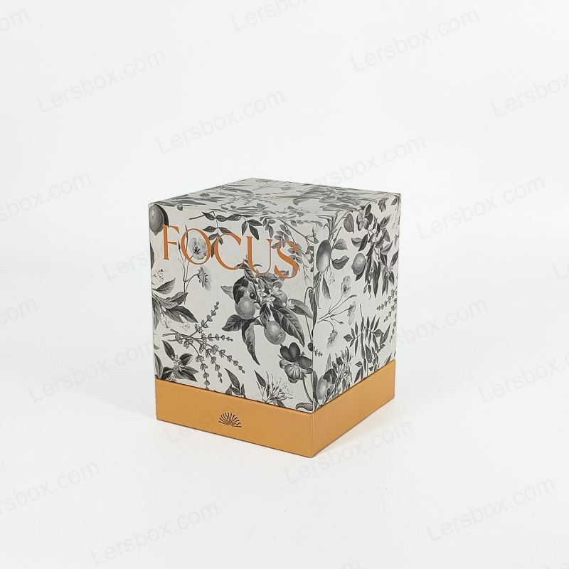 Goudfolie in reliëfgoud folie Geschenkdoos met rigide structuur en Eva Tray HP009