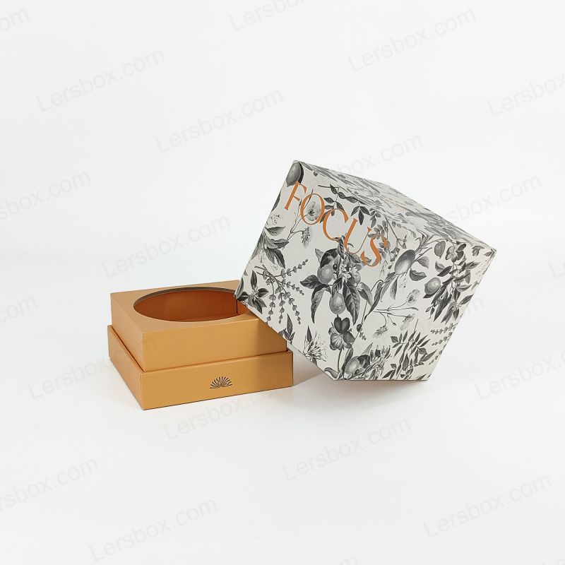 Goudenfolie Parfumdoos met Eva Foam Tray en stevige handgemaakte ontwerp HP022