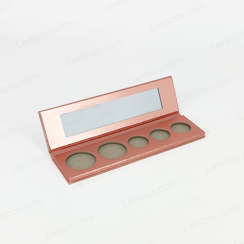 Aanpasbare magnetische oogschaduwpalet hoogwaardige oogmake -up met donkere huidskleur ps spiegelpigmenten lege schoonheidspannen palet 004