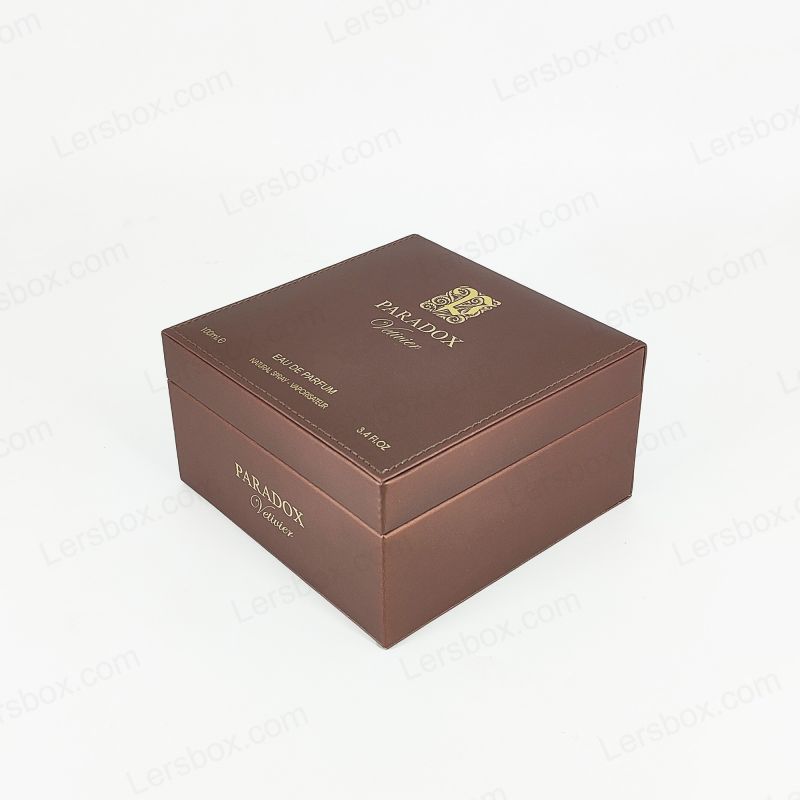 Duurzame en stijlvolle PU -lederen dozen met aangepaste ontwerpen voor detailhandel, cadeau en opslagbehoeften PU002