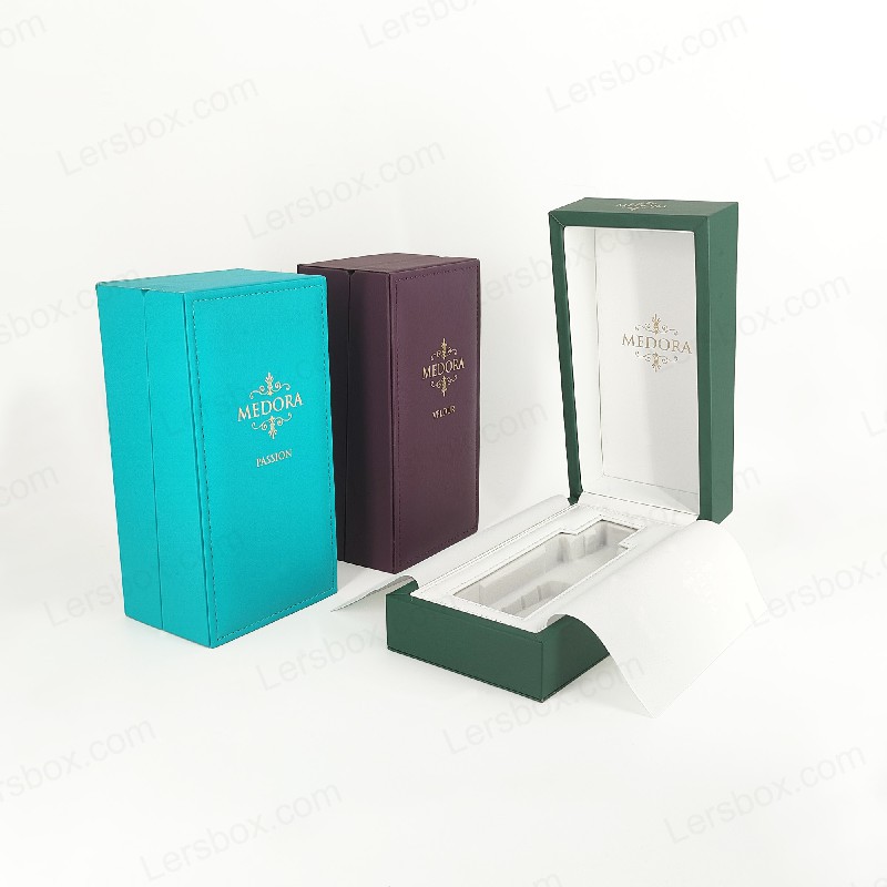 PU lederen dozen voor luxe verpakkingen, perfect voor geschenken, retaildisplay en opslag PU003