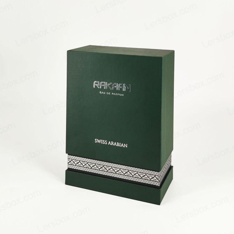 Exclusieve Gold Foil -parfumverpakking met EVA -lade en rigide structuur HP024