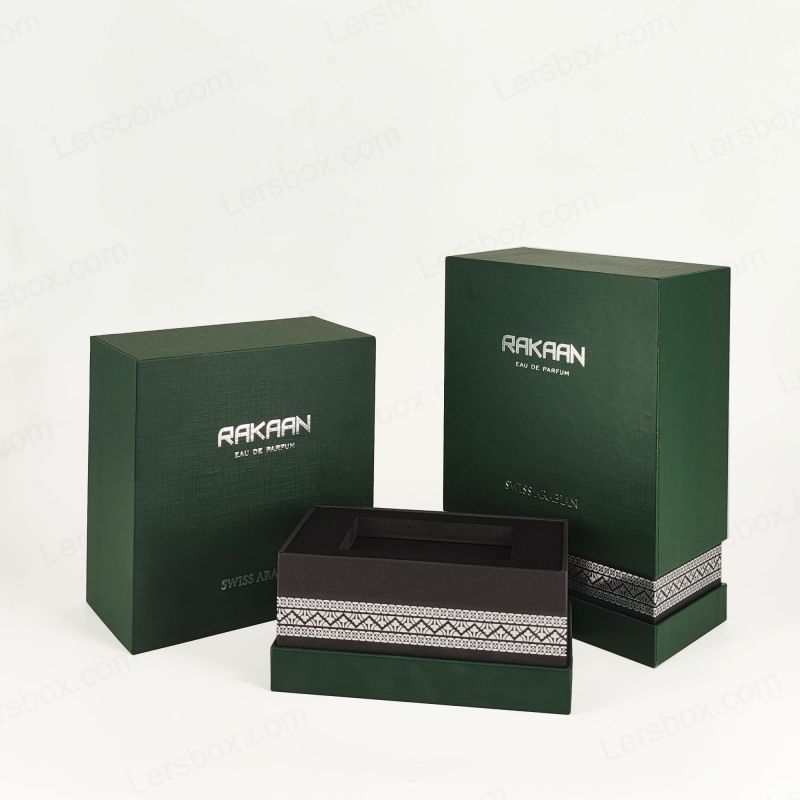 Exclusieve Gold Foil -parfumverpakking met EVA -lade en rigide structuur HP024