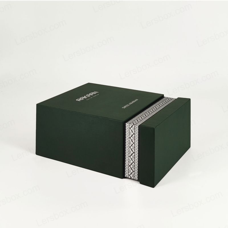Exclusieve Gold Foil -parfumverpakking met EVA -lade en rigide structuur HP024