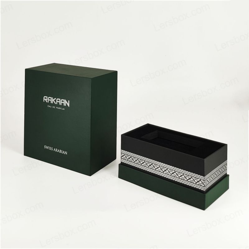 Exclusieve Gold Foil -parfumverpakking met EVA -lade en rigide structuur HP024