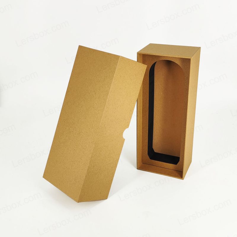 Reliëf goudfolie parfum geschenkdoos met eva insert en rigide base hp026
