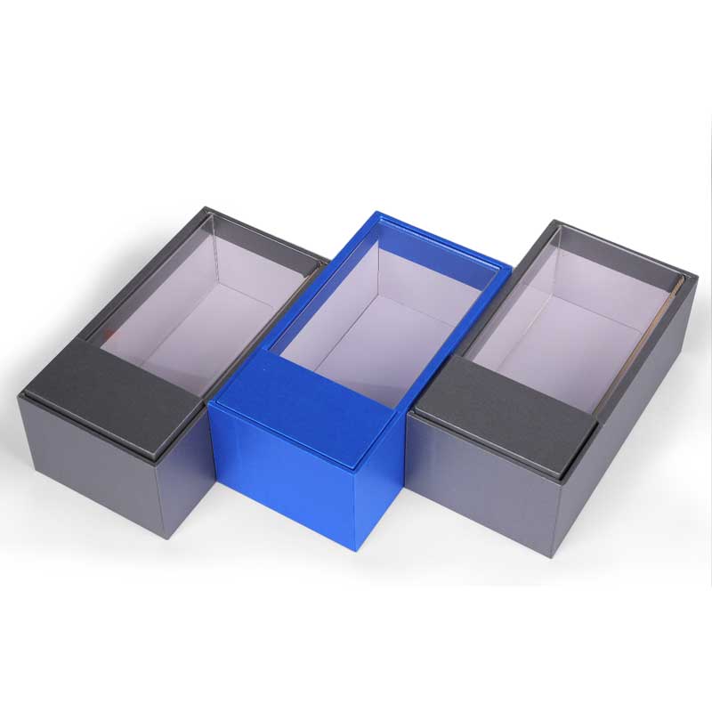 Transparante acryl parfum geschenkdoos