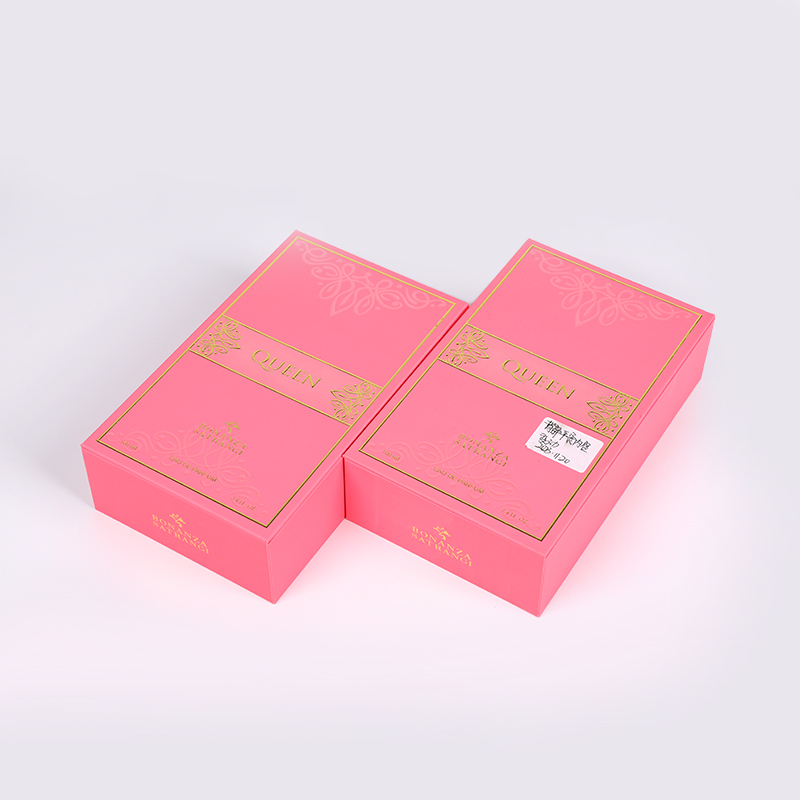 Pure woestijnparfumdoos met goud hete stempel Pure woestijnparfumdoos met goud hete stempel