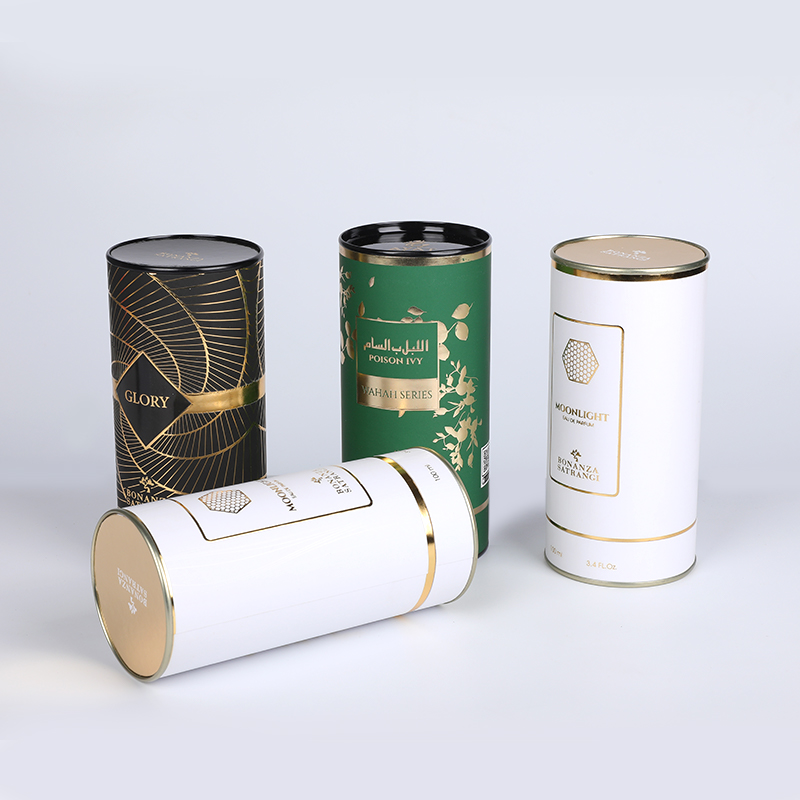 Pure cilinderpapier kan met 6 mm grijs bord